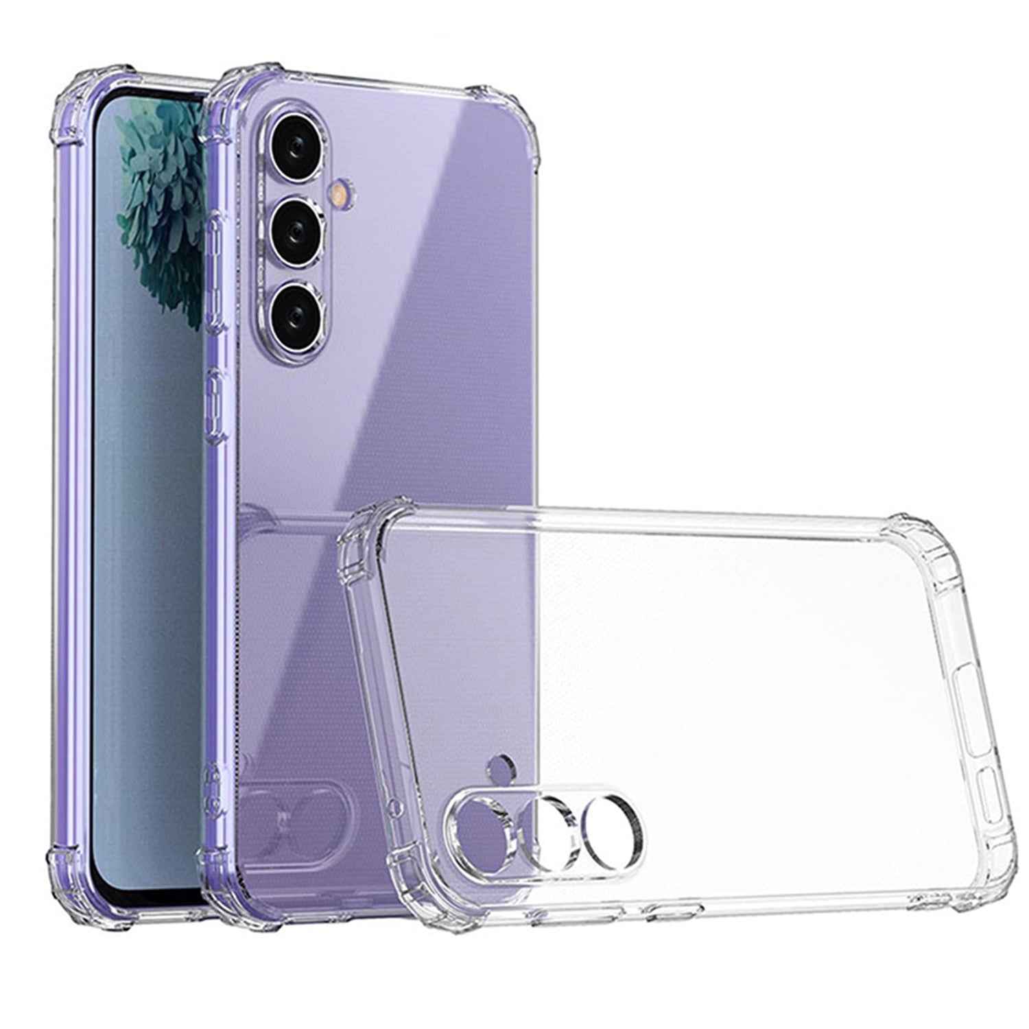 Samsung Galaxy S24 Transparent Clear Soft TPU Cover Case-Clear – ESHOPIMO  INC