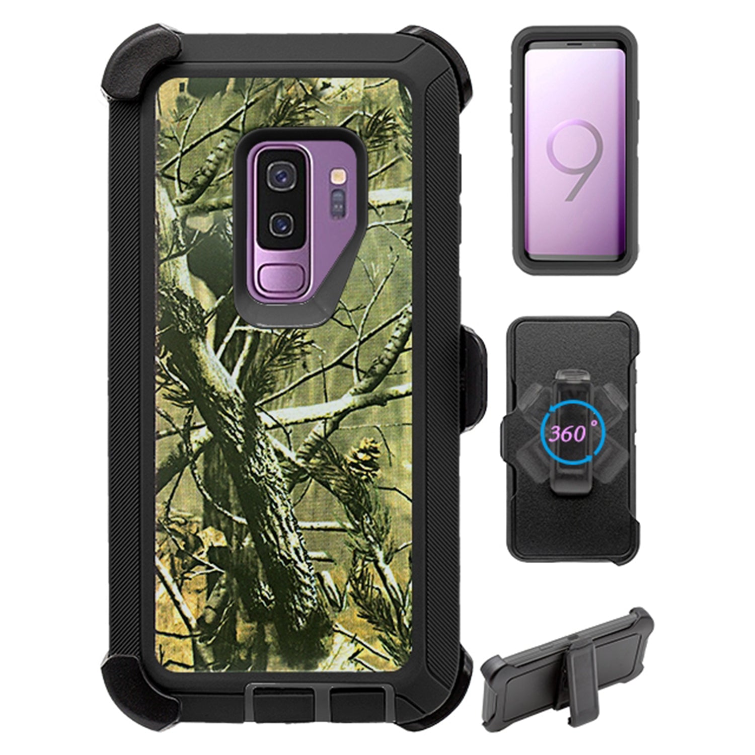 Galaxy S9 Plus Design Heavy Duty Shock Reduction Case