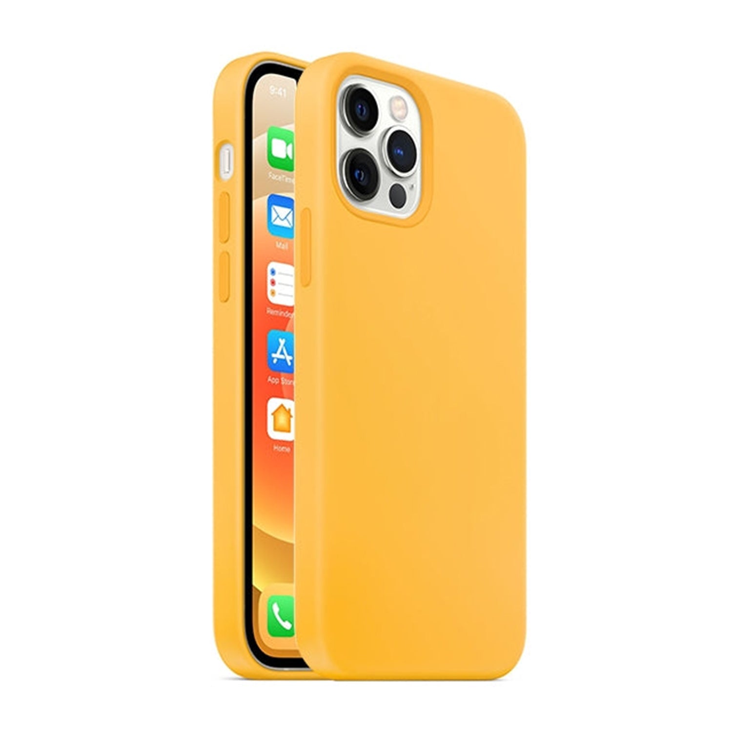 iPhone 14 Pro (6.1'') Colorful Liquid Silicone Gel Rubber Case