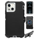 iPhone 14 Plus(6.7") Full Protection Heavy Duty Case  with Kickstand Belt Clip