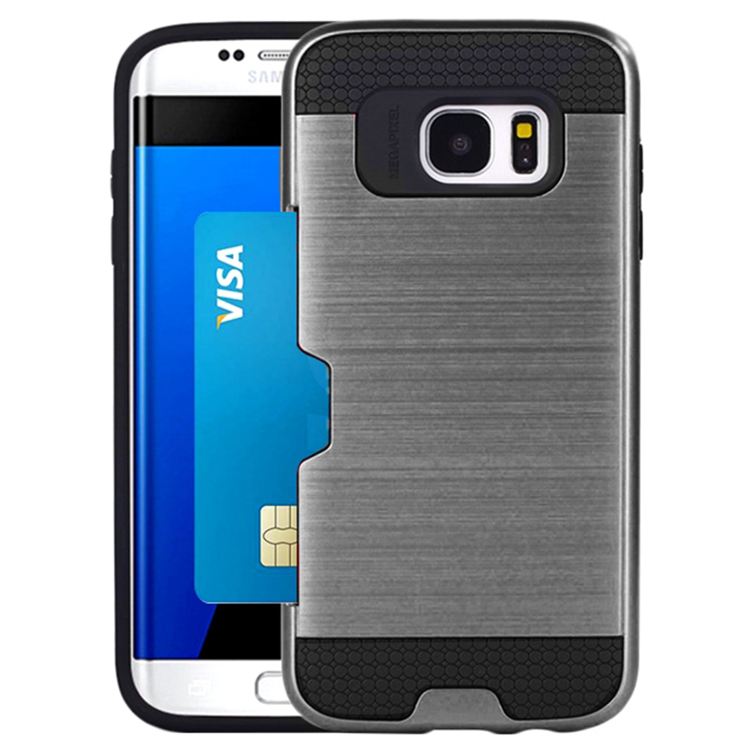 Armor Case with Slidable card holder for Samsung Galaxy S7