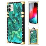 TPU Luxury Plantain Leaves Fashion Case for iPhone 12 Mini (5.4")