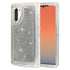 Transparent Floating Glitter Heavy Duty Case Compatible with Samsung Galaxy Note 10