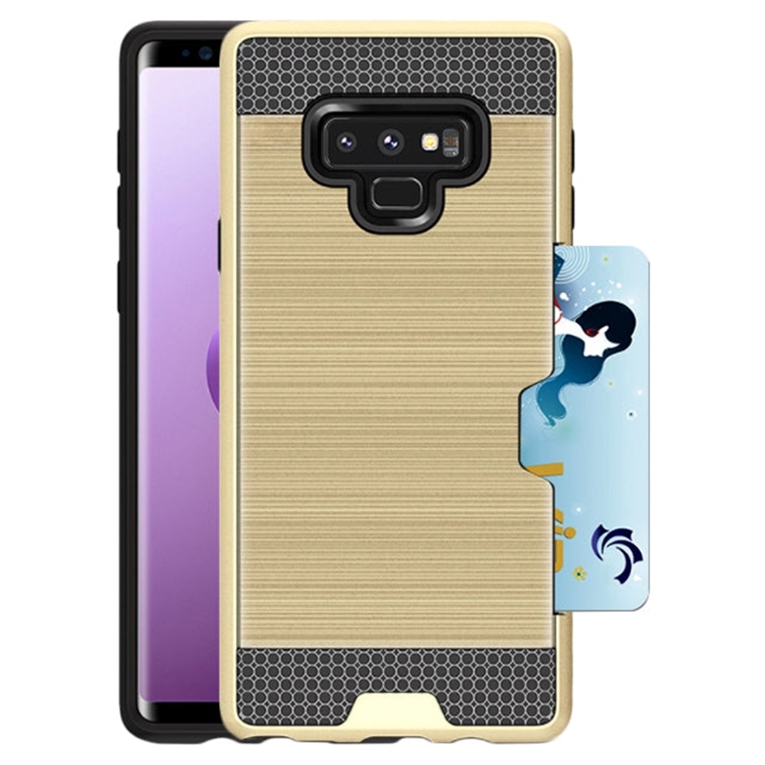 Slidable Card Holder Case for Galaxy Note 9