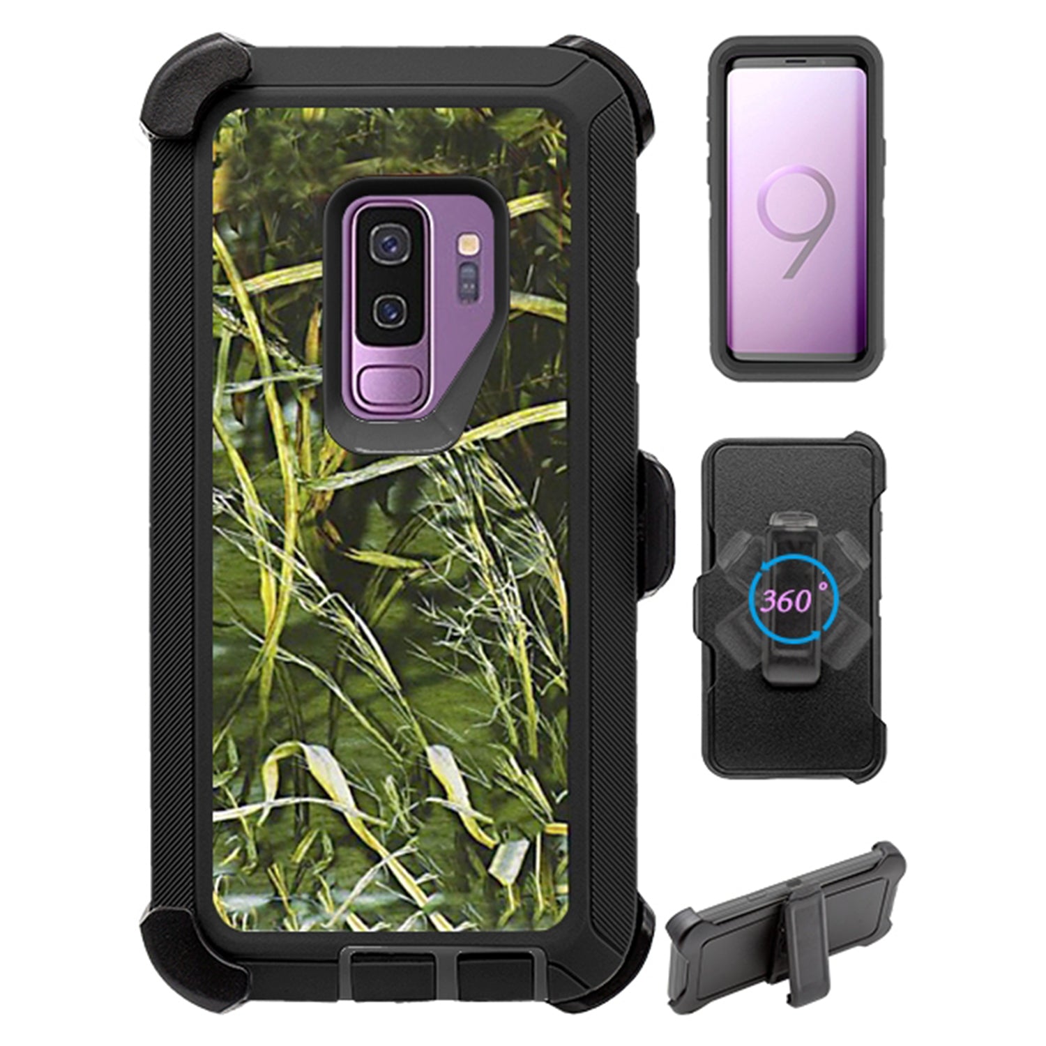 Galaxy S9 Plus Design Heavy Duty Shock Reduction Case