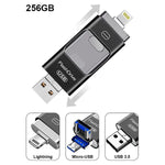 256GB 3 in 1 i Flash Drive for Apple iOS Devices & Android & Computers