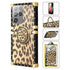 Samsung Galaxy S21 Ultra (6.8") TPU Luxury Leopard Print Fashion Case with Kickstand