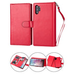 Samsung Galaxy Note 10 Plus 2 in 1 Leather Wallet Case With 9 Credit Card Slots and Removable Back Cover