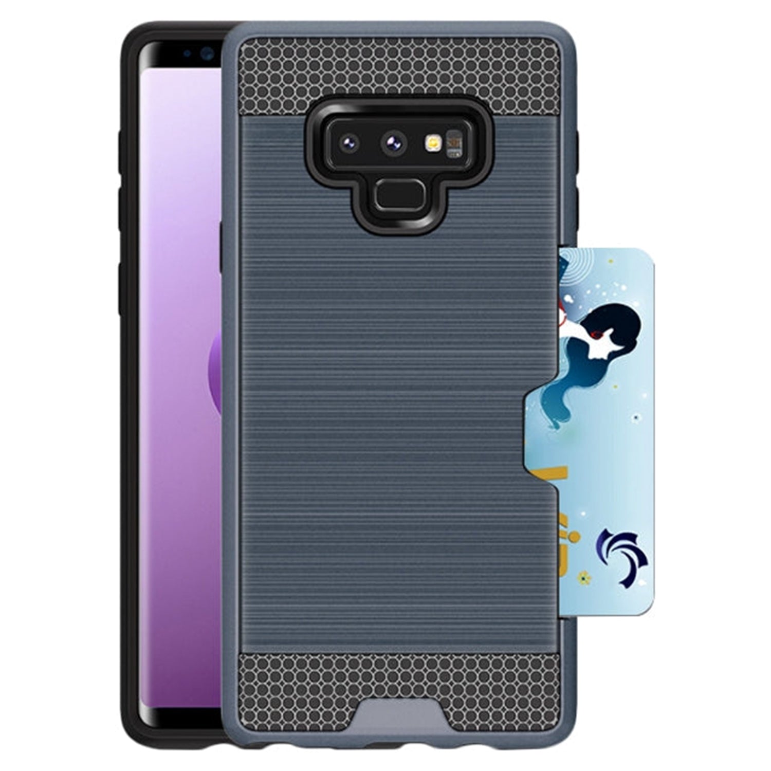 Slidable Card Holder Case for Galaxy Note 9