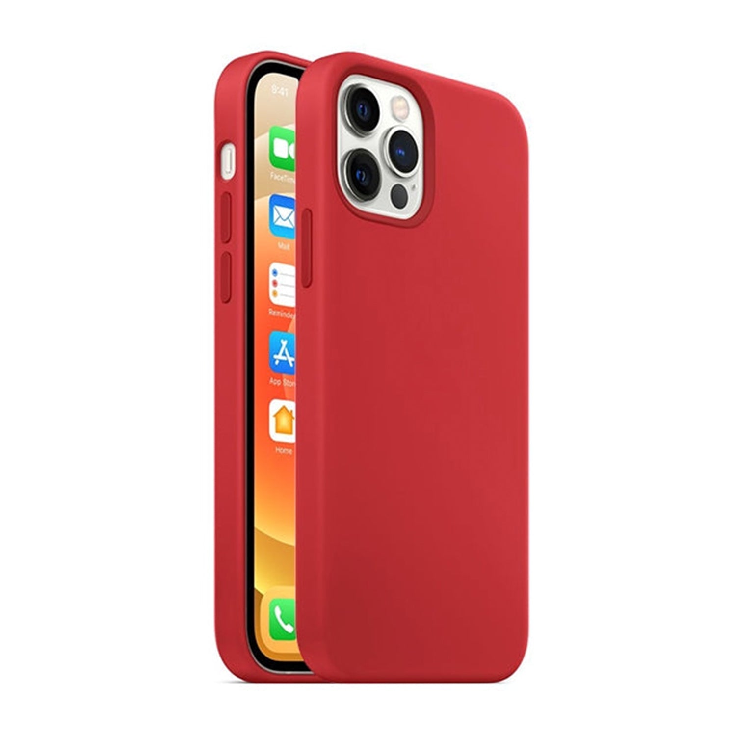 iPhone 14 Pro (6.1'') Colorful Liquid Silicone Gel Rubber Case