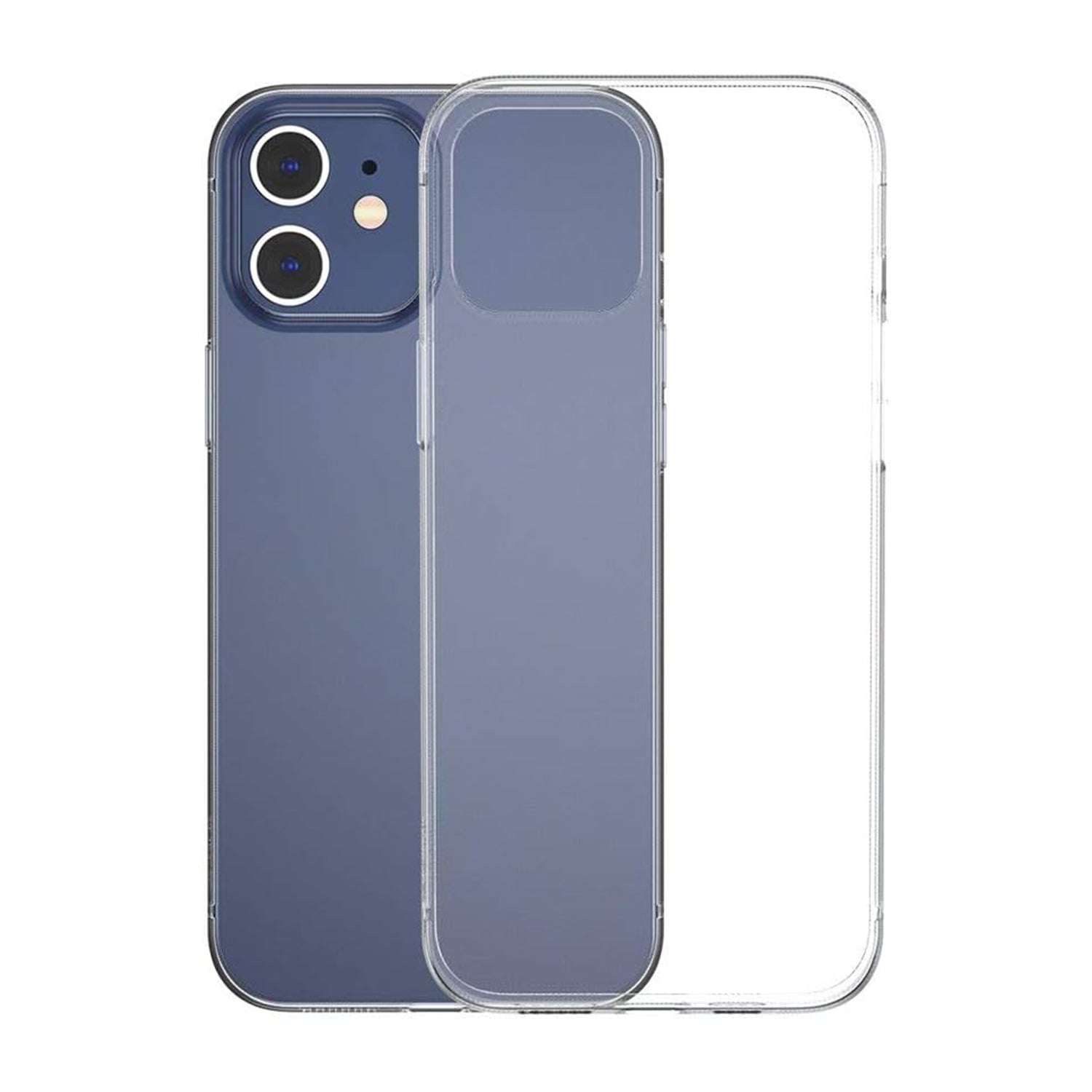 Transparent Clear Soft TPU Cover Case for iPhone 12 Mini (5.4")