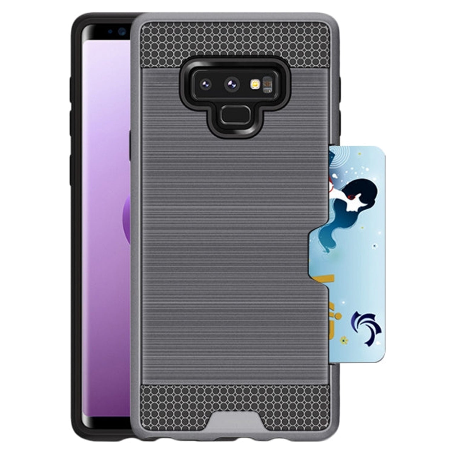 Slidable Card Holder Case for Galaxy Note 9