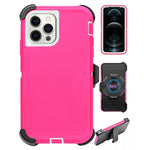 iPhone 14 Pro Full Protection Heavy Duty Case  with Kickstand Belt Clip