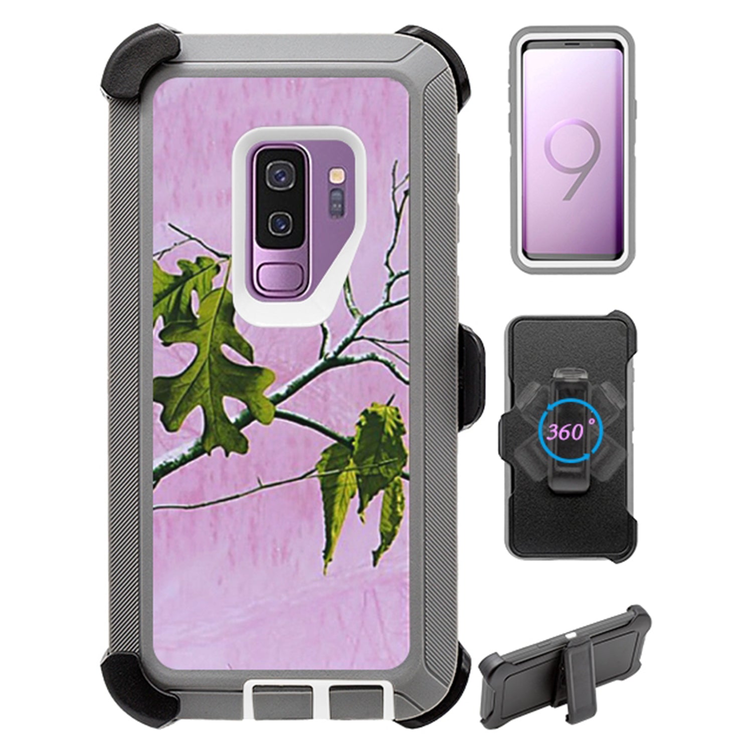 Galaxy S9 Plus Design Heavy Duty Shock Reduction Case