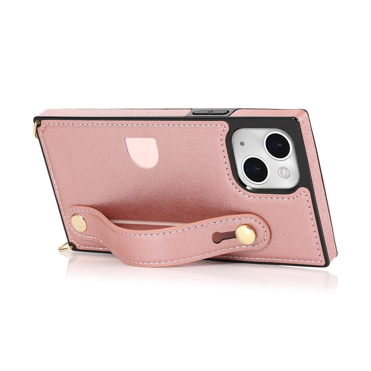 Fashion Leather Case with 1 Credit Card Slots for iPhone 14/13(6.1")