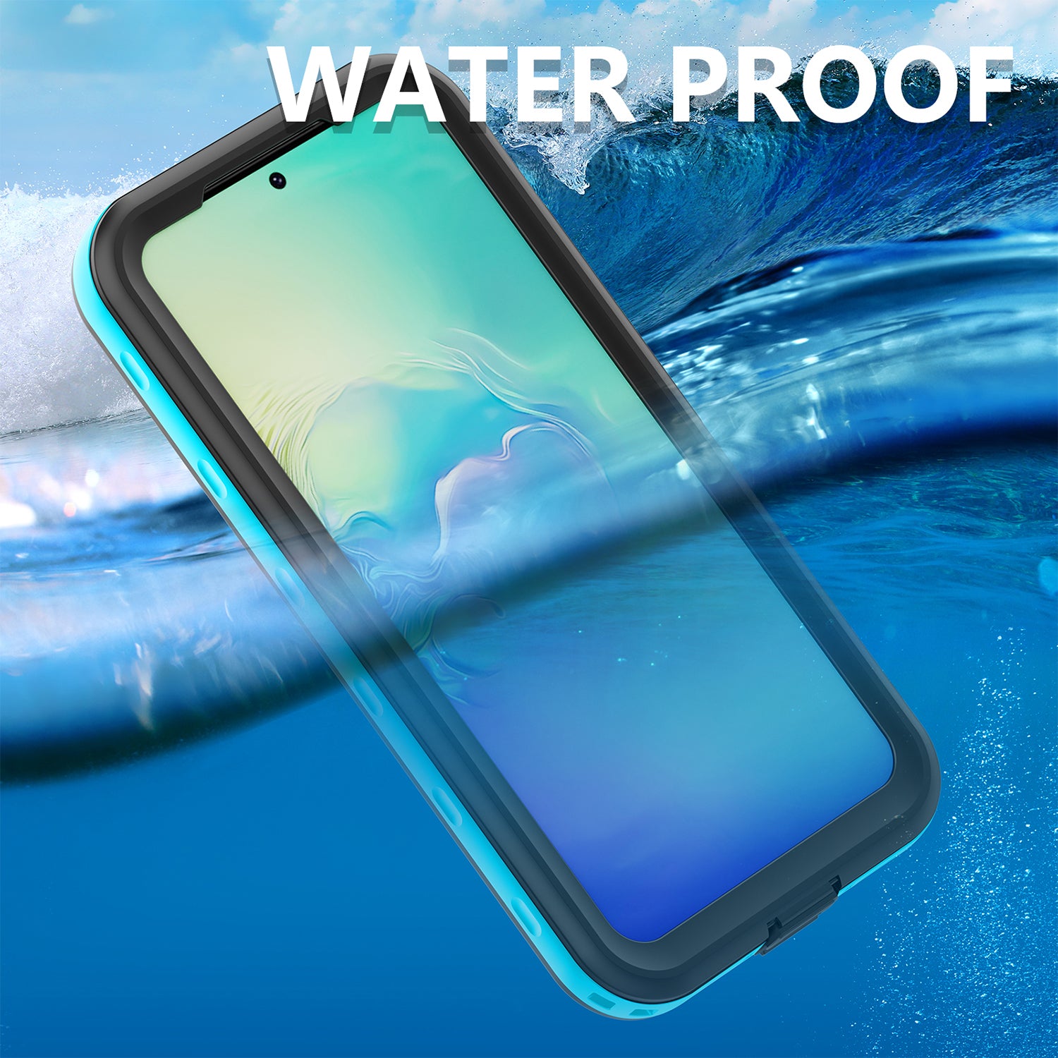 Samsung Galaxy A54 360 Full Protective Waterproof Case With Built in Screen Fingerprint Protector