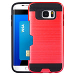 Armor Case with Slidable card holder for Samsung Galaxy S7