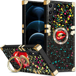 Samsung Galaxy S22 Ultra TPU luxury  fashion case with kickstand