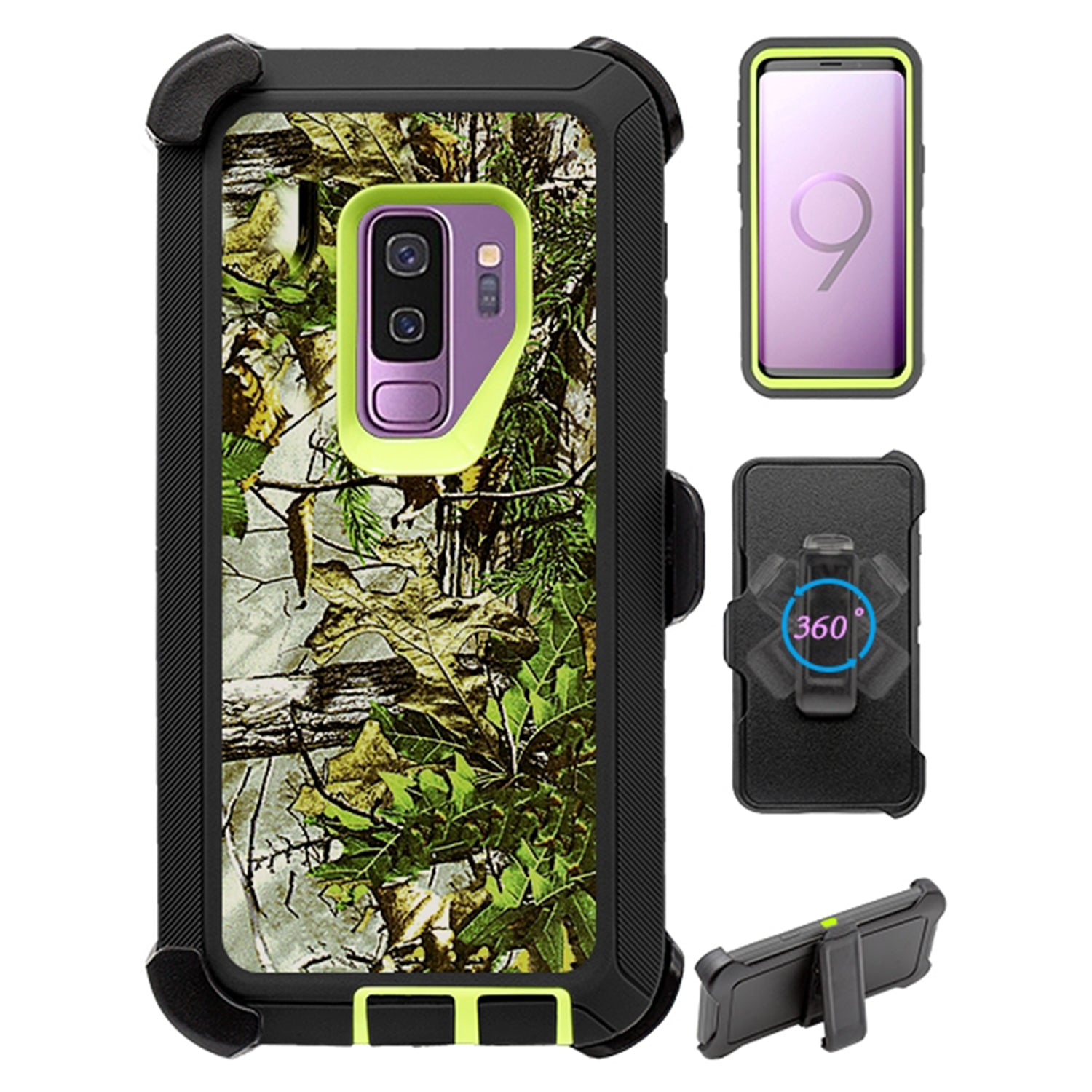 Galaxy S9 Plus Design Heavy Duty Shock Reduction Case