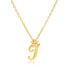 A Dozen of Gold Diamond 26 Alphabet Necklace