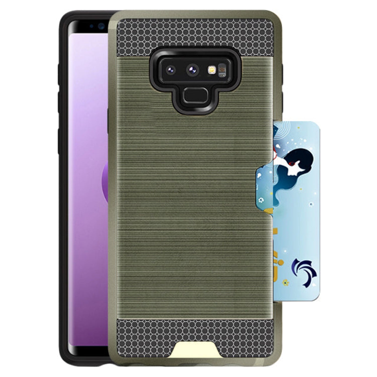 Slidable Card Holder Case for Galaxy Note 9