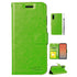 Real Plain Leather Wallet Case for Samsung Note 10