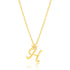 A Dozen of Gold Diamond 26 Alphabet Necklace