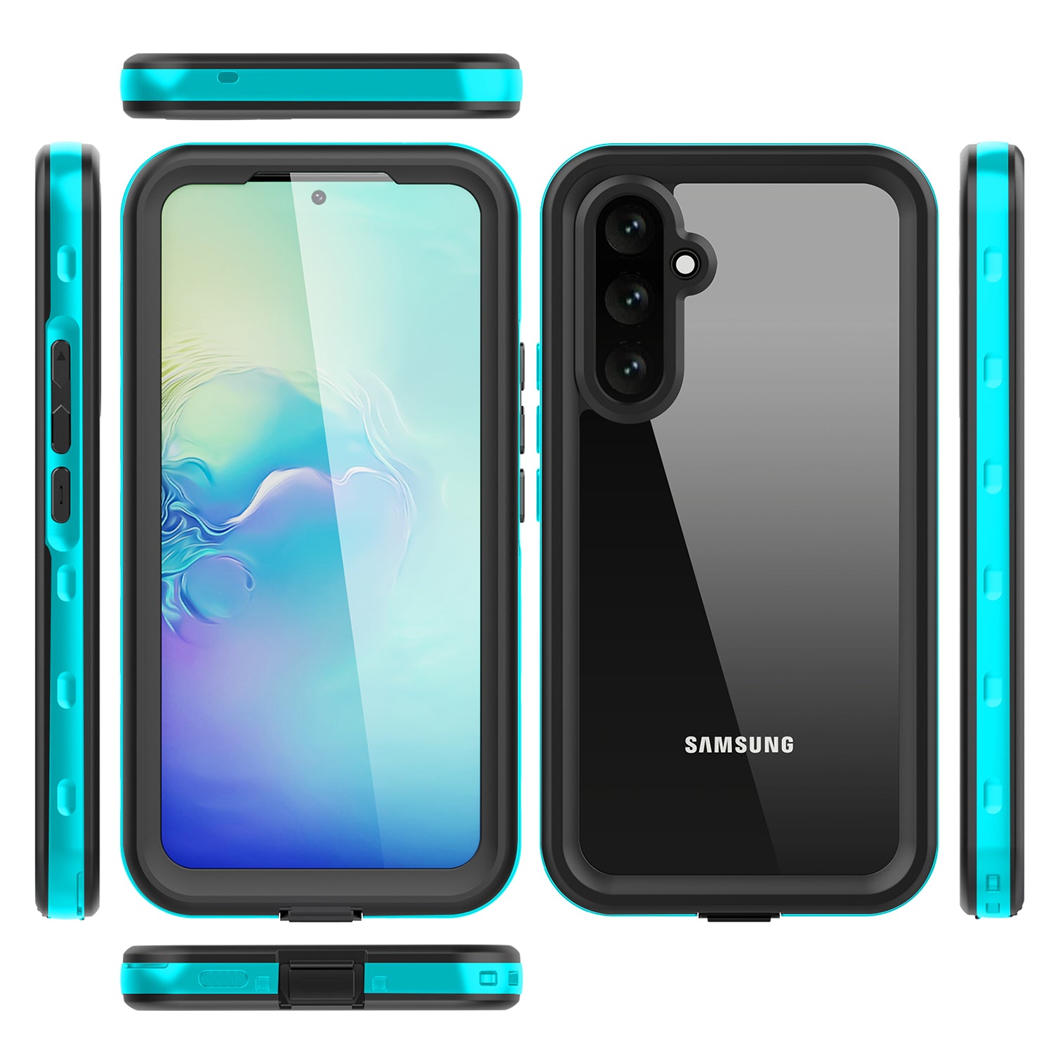 Samsung Galaxy A54 360 Full Protective Waterproof Case With Built in Screen Fingerprint Protector