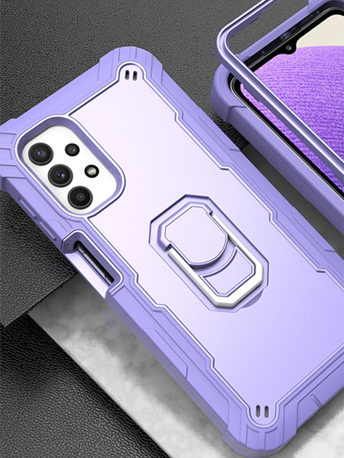 Full azimuth protection hardware bracket silicone case for Samsung Galaxy A72(5G)Case