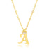 A Dozen of Gold Diamond 26 Alphabet Necklace