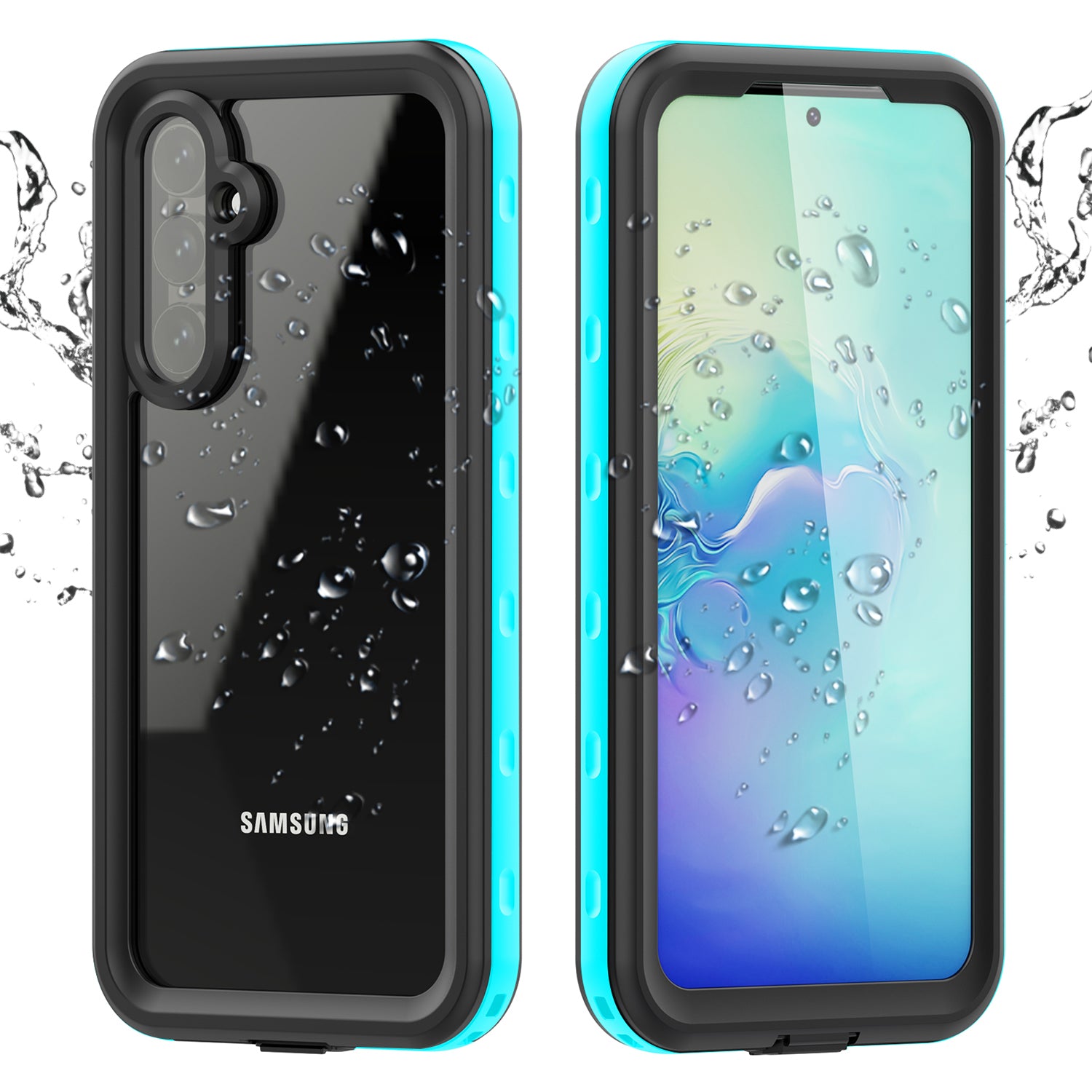 Samsung Galaxy A54 360 Full Protective Waterproof Case With Built in Screen Fingerprint Protector