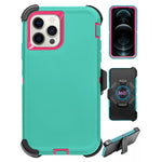 iPhone 14 Pro Max(6.7") Full Protection Heavy Duty Case  with Kickstand Belt Clip