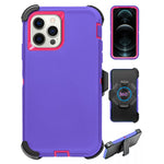 iPhone 14 Pro Full Protection Heavy Duty Case  with Kickstand Belt Clip