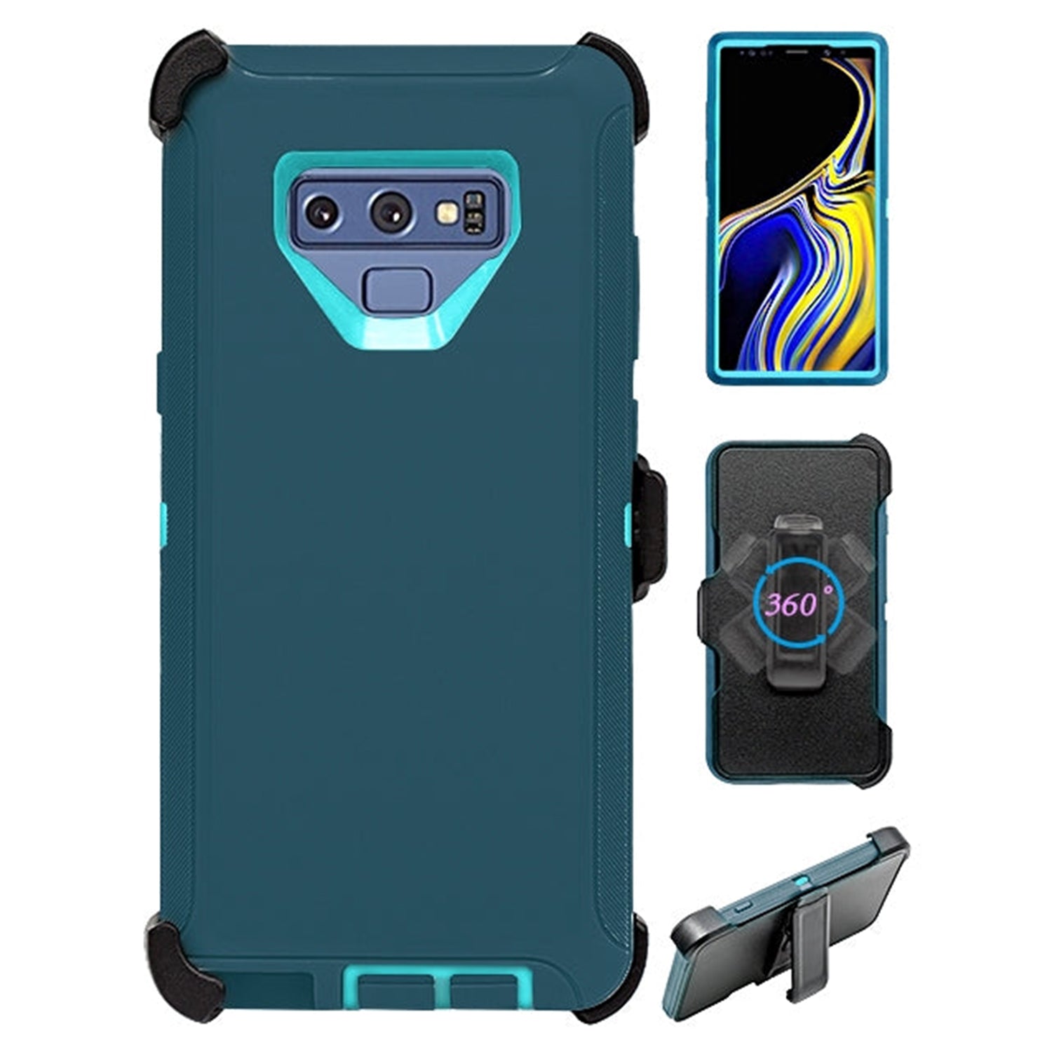 Galaxy Note 9 Full Protection Heavy Duty Shockproof Case