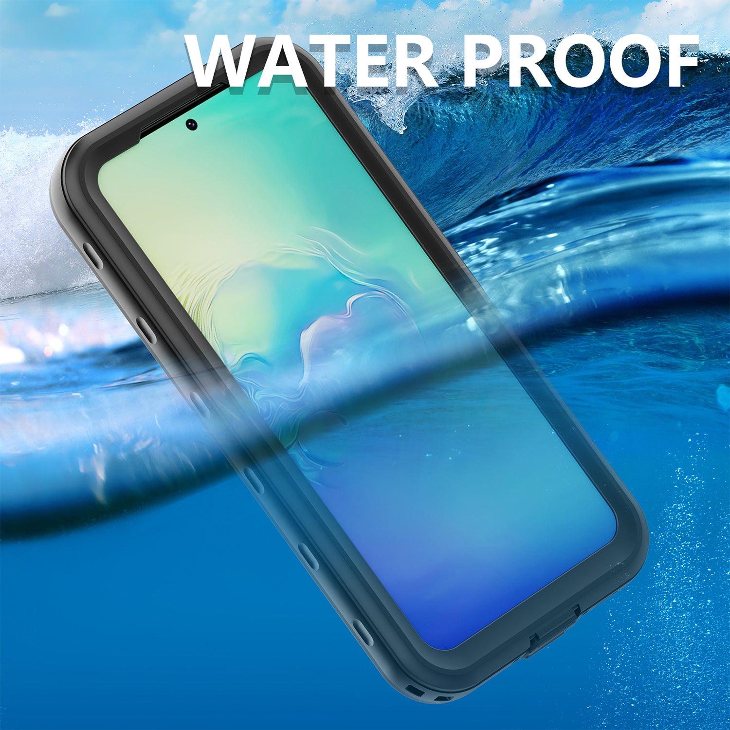 Samsung Galaxy A54 360 Full Protective Waterproof Case With Built in Screen Fingerprint Protector