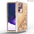 Transparent Floating Glitter Heavy Duty Case for Samsung Galaxy S22 Ultra