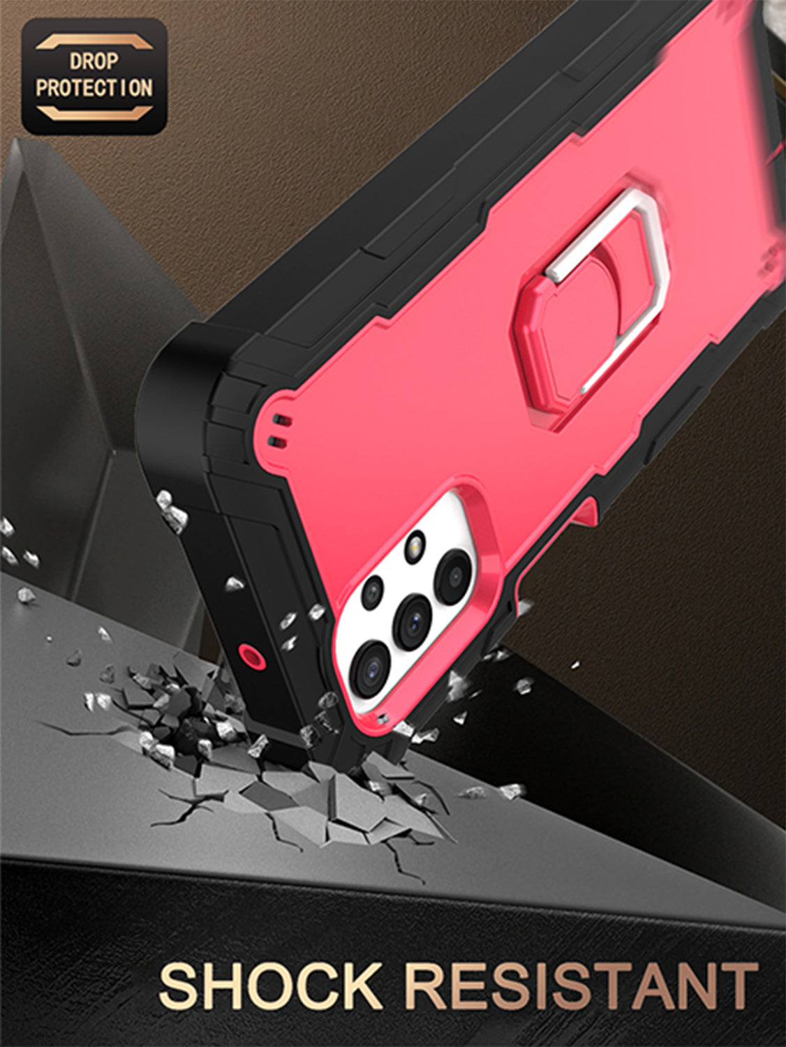 Full azimuth protection hardware bracket silicone case for Samsung Galaxy A32(5G) Case