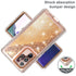 Transparent Floating Glitter Heavy Duty Case for Samsung Galaxy S22 Ultra