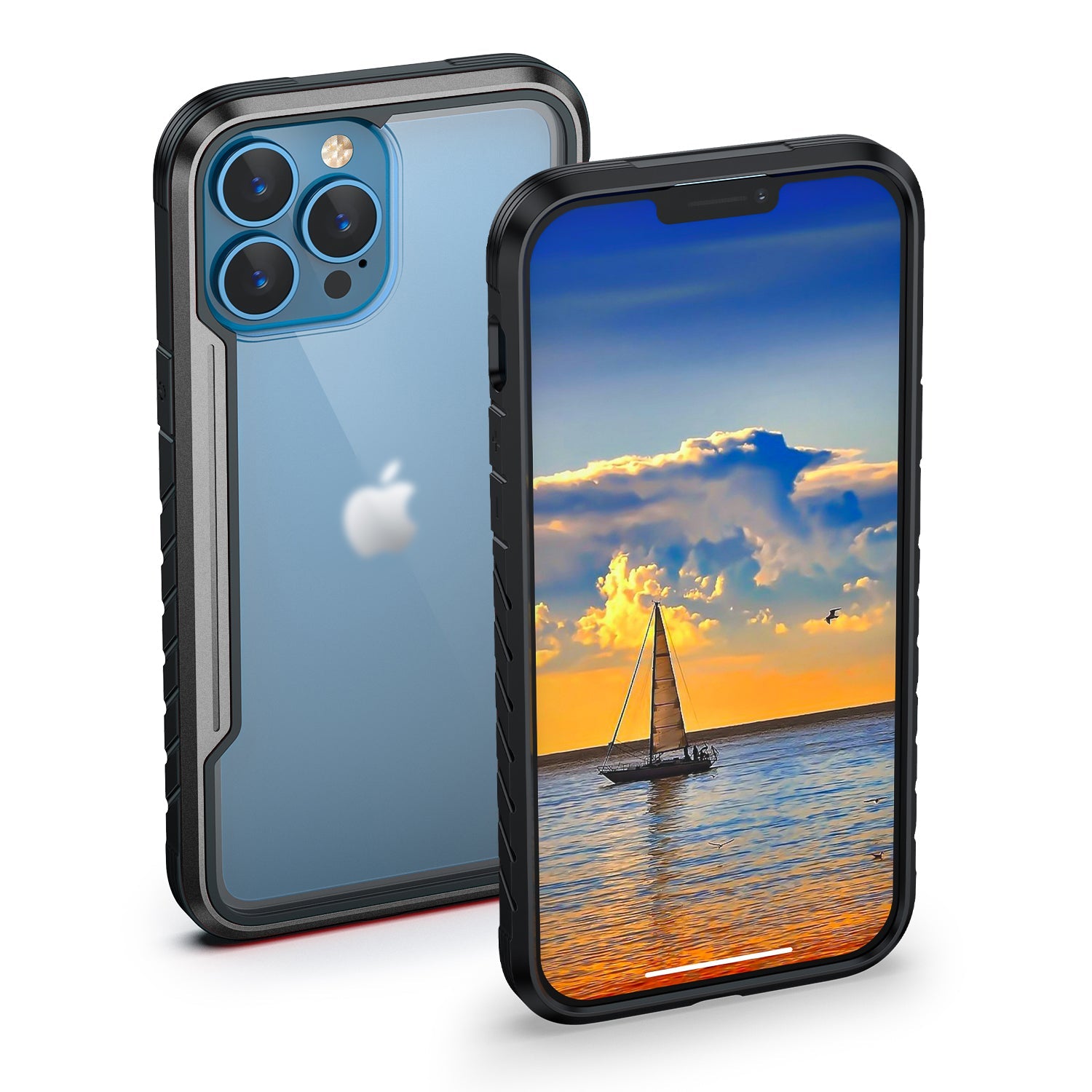 iPhone 11 Pro Case  with Colorful Bumper Full Body Heavy Duty Protection