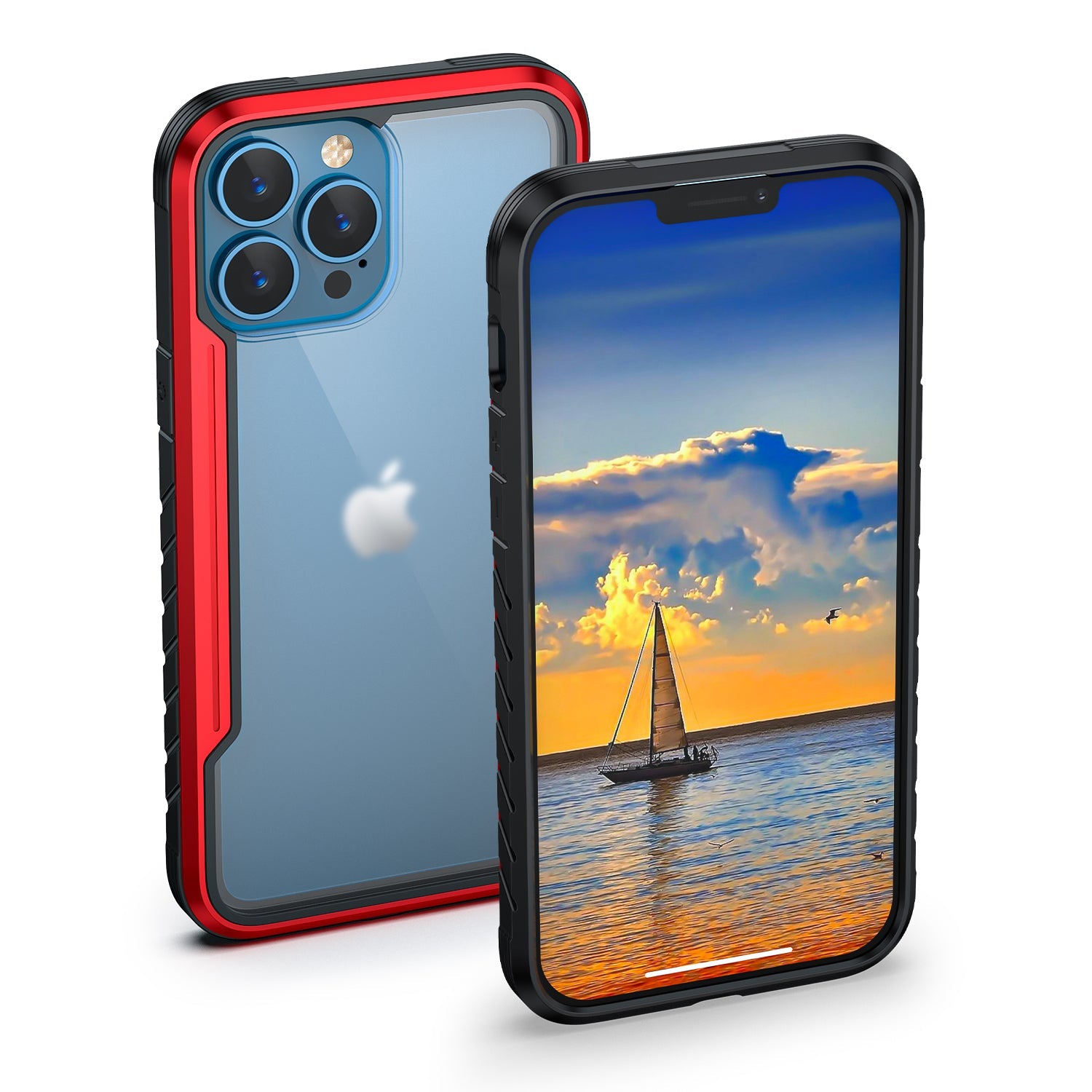 iPhone 11 Pro Case  with Colorful Bumper Full Body Heavy Duty Protection