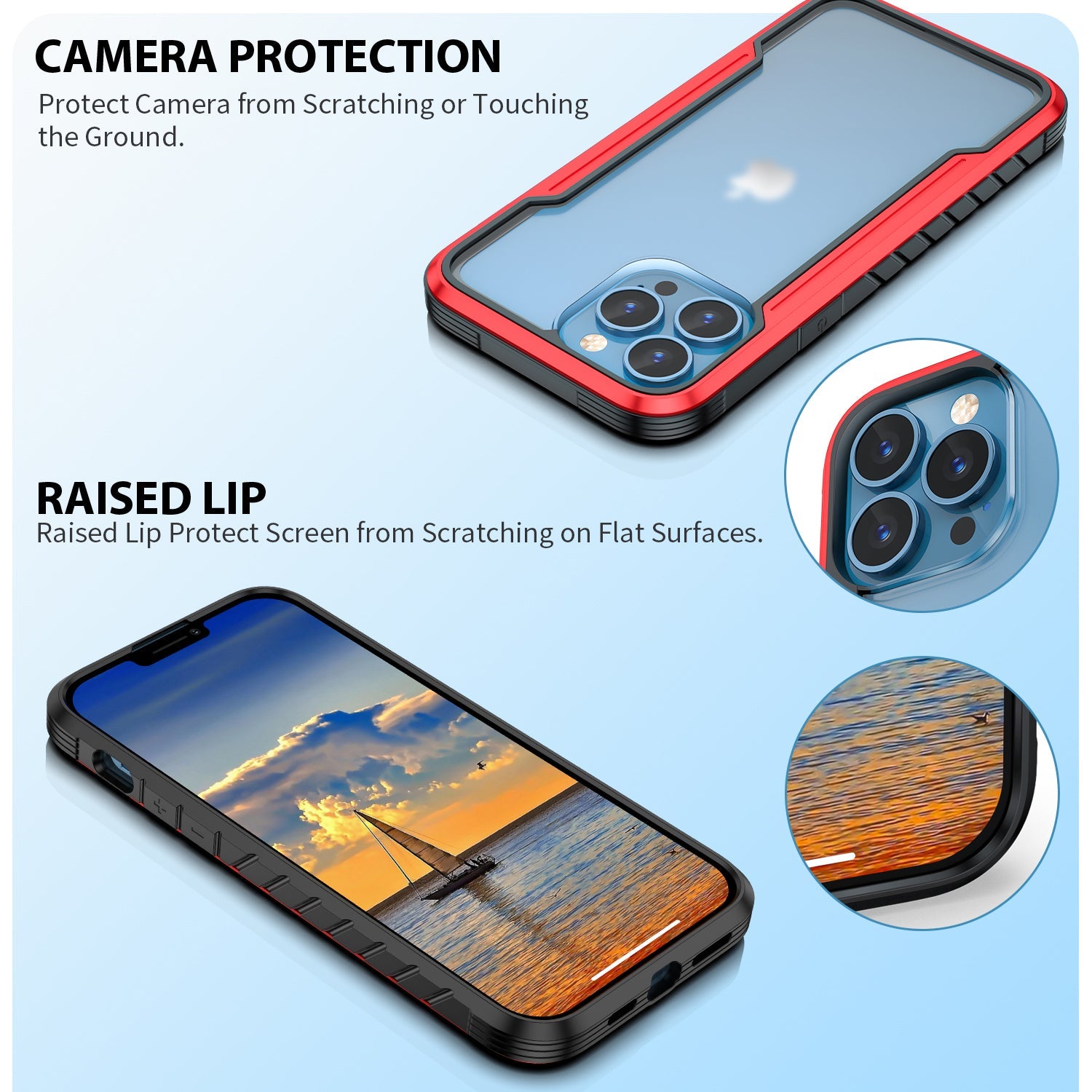 iPhone 11 Pro Case  with Colorful Bumper Full Body Heavy Duty Protection