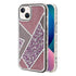 iPhone 14/13 Geometric tricolor bling case