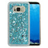 Floating Heart Glitter Case Compatible with Samsung Galaxy S8