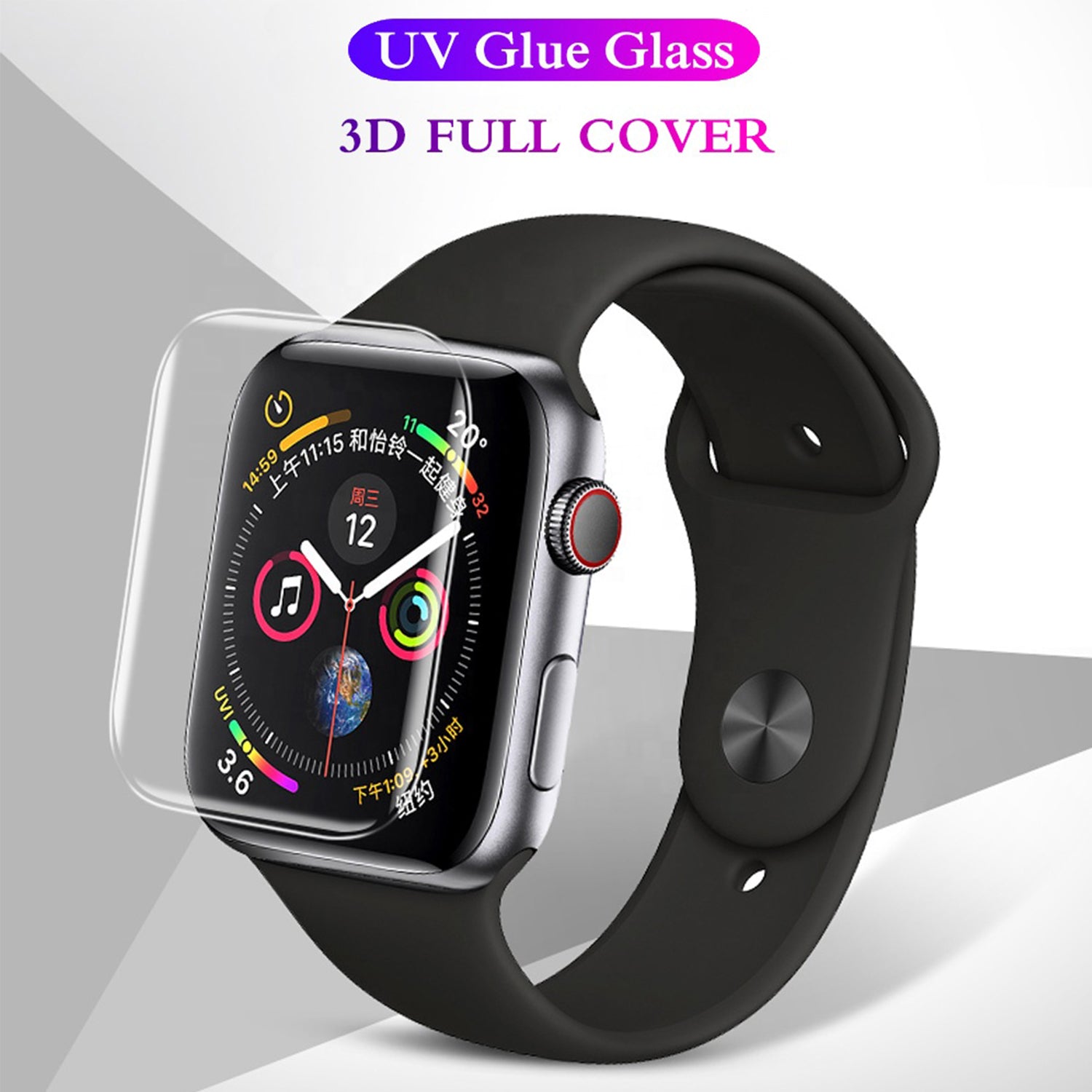 40 mm 3D Curved Tempered Glass for Apple i Watch 5/4/3/2/1