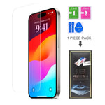 iPhone 15 Plus/15 Pro Max (6.7'')Tempered Glass-Clear