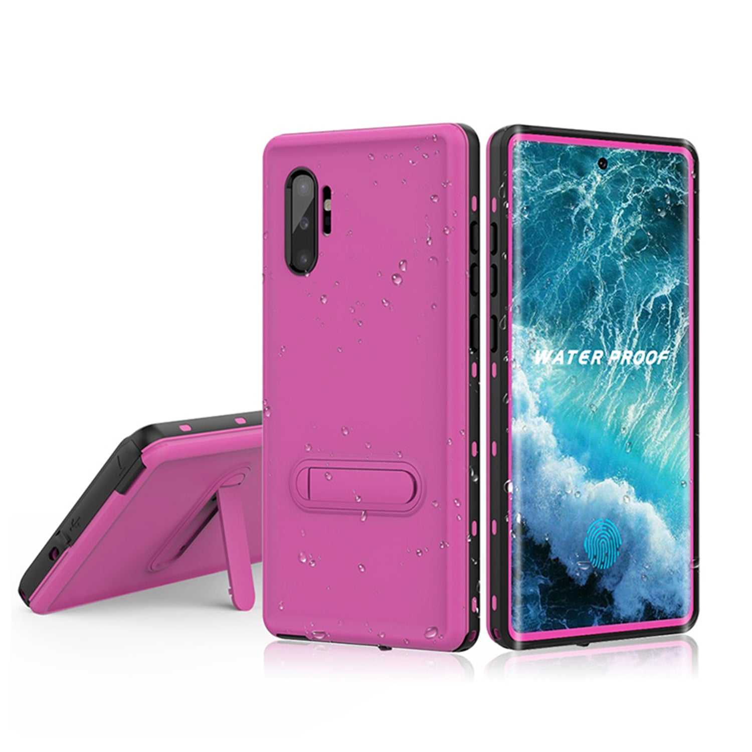 Galaxy Note 10 Plus Kickstand Waterproof Case