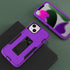 iPhone 14/13 (6.1 ") Kickstand fully protected heavy-duty shockproof case