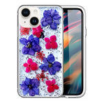 iPhone 14/13 Soft Plastic Fashion Colorful Flowers Design Case