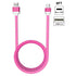 Extra Long Nylon Corded Cable Micro USB for Samsung Products (9FT)