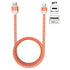 Extra Long Nylon Corded Cable Micro USB for Samsung Products (9FT)